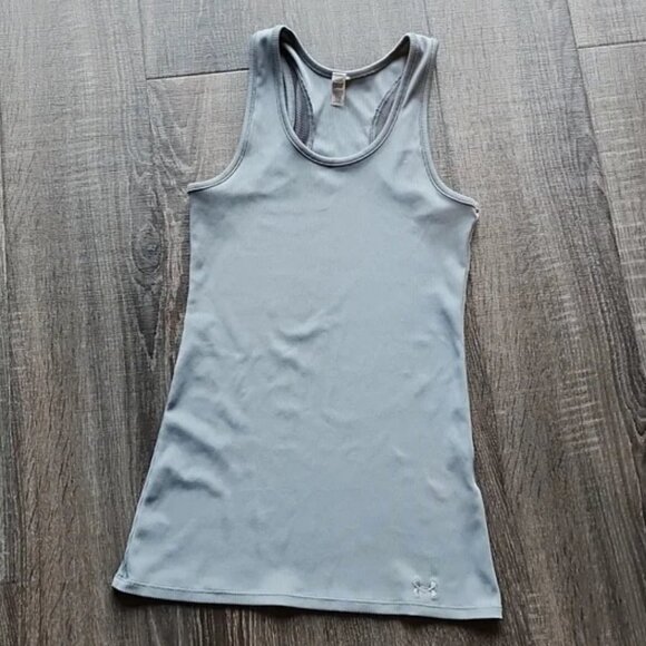 🍁 Under Armour HeatGear rib knit Tank Top 🍁 - Picture 1 of 4